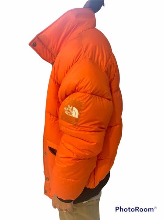 the north face ノースフェイス　ダウンジャケット　オレンジ
