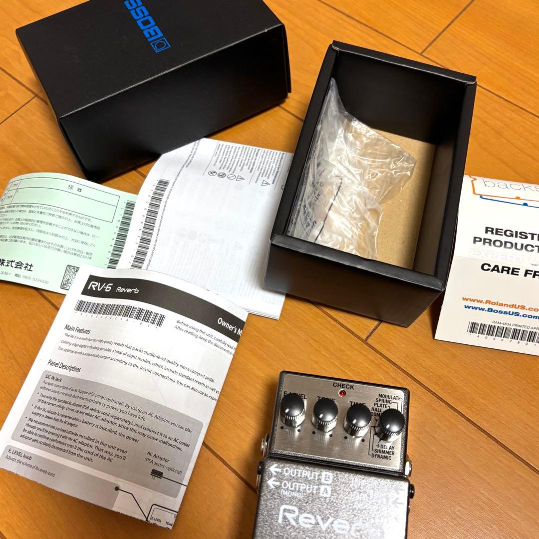 BOSS Reverb RV-6 リバーブ　エフェクター