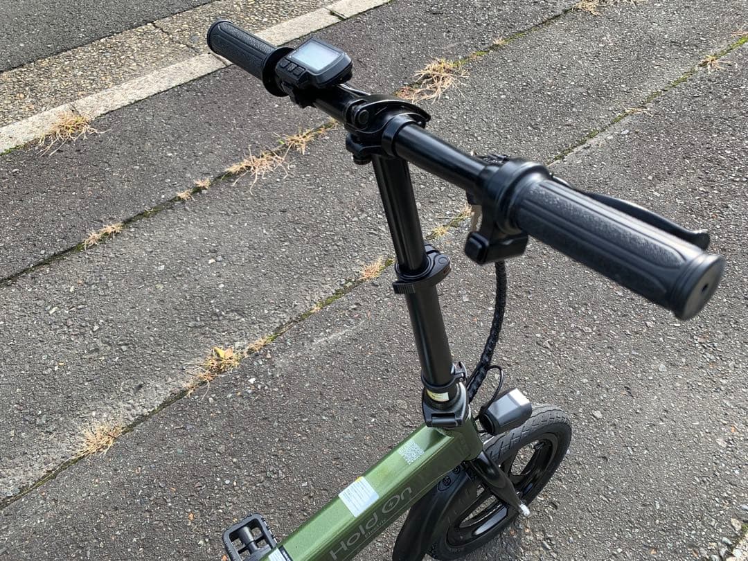 【即乘】送料無料Hold On 折り畳み電動自転車 Q1 7.5Ah動作確認済
