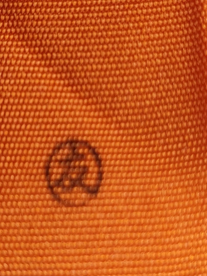 茶道 帛紗 土田友湖作 正絹塩瀬 朱（紅）化粧箱入り