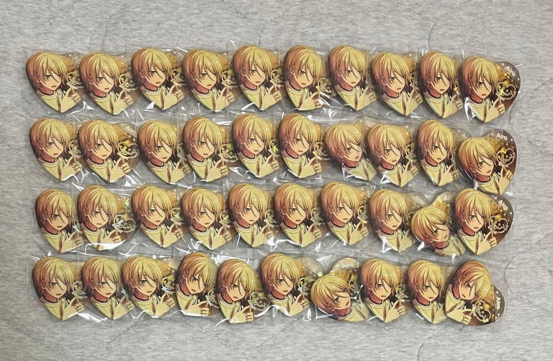 あんスタ 白鳥藍良 中国 ハート 缶バッジ 40個セット