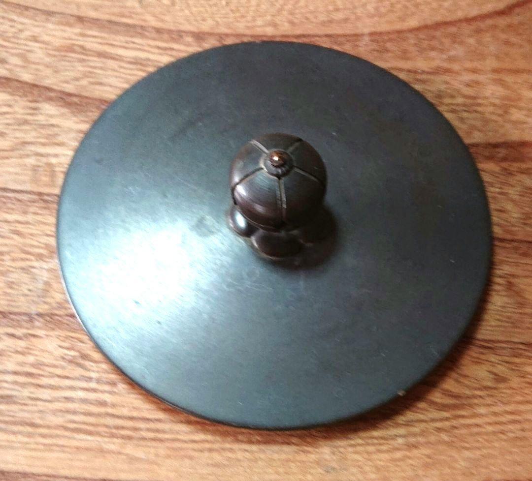 茶道具　姥口筒釜