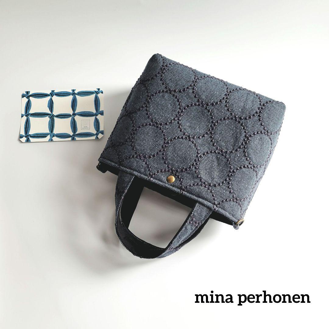 【訳有り品】ミナペルホネン　パッチワークシンプルトートバック