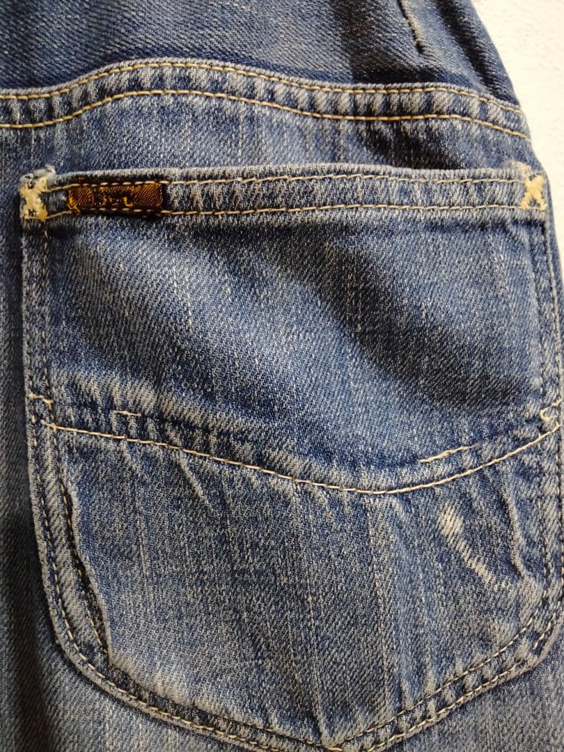 LEE 341Z センター赤タグ　50s 片耳　色濃い目　革パッチ　ライトオンス