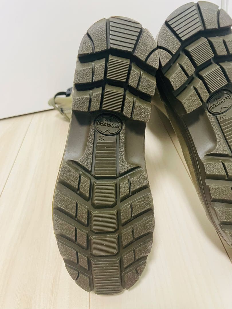 美品　ルシャモー ラバーブーツ レインブーツ LE CHAMEAU