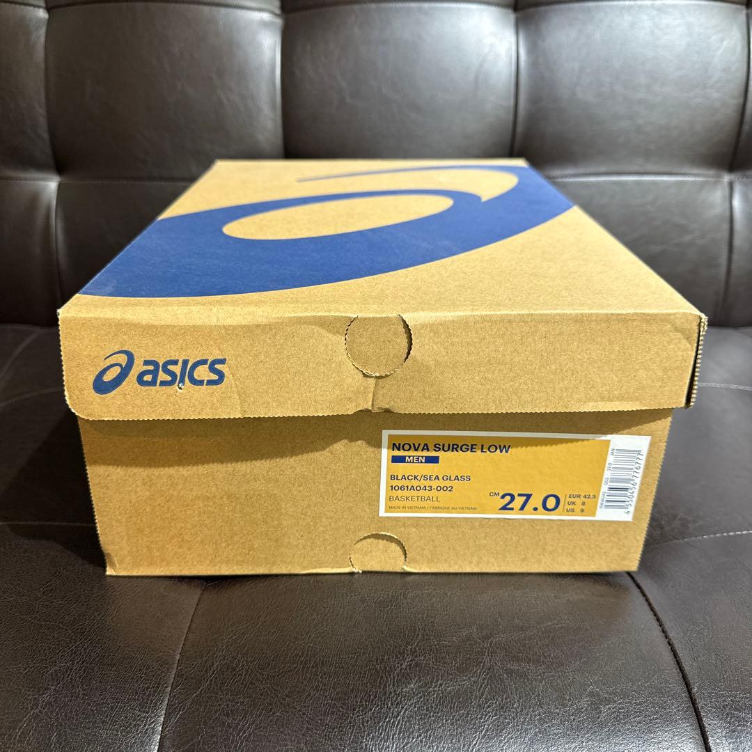 ノヴァサージ ロー 27cm ブラック×サックス