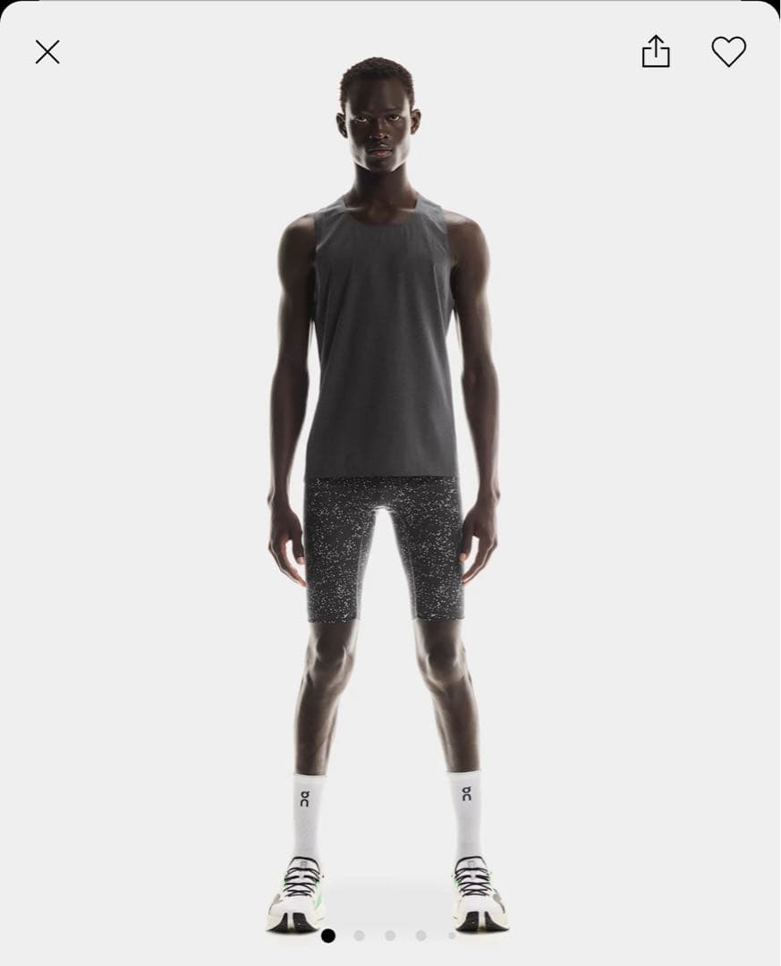 onランニングタンクトップ　サイズs