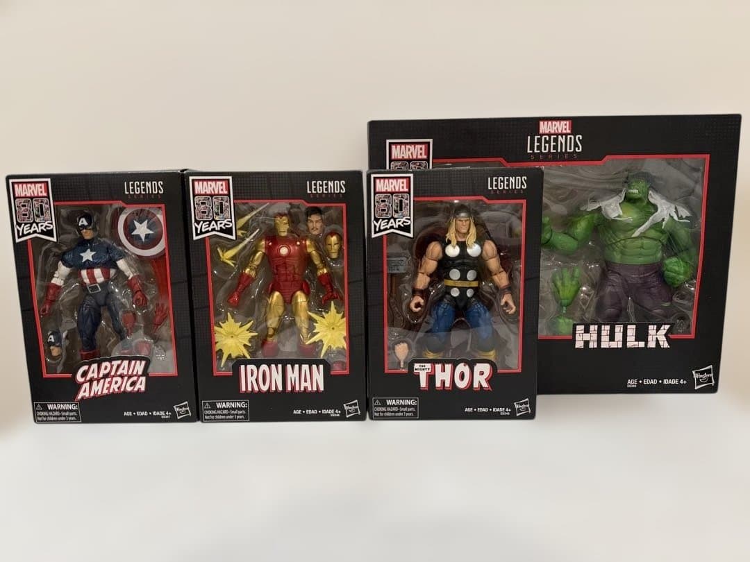 m*8様 マーベルレジェンド　4個セット キャプテン・アメリカ　アイアンマン　ソ