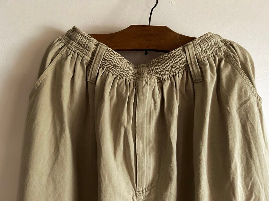 K*u様 19800円 js.luxe ツイルワッシャー　ビッグパンツ　ベージュ