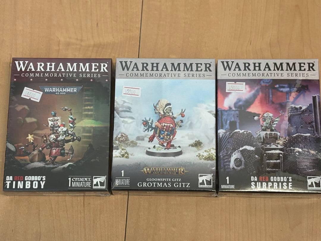 ソ*ウ様 WARHAMMER「クリスマス限定モデル×3」ウォーハンマー
