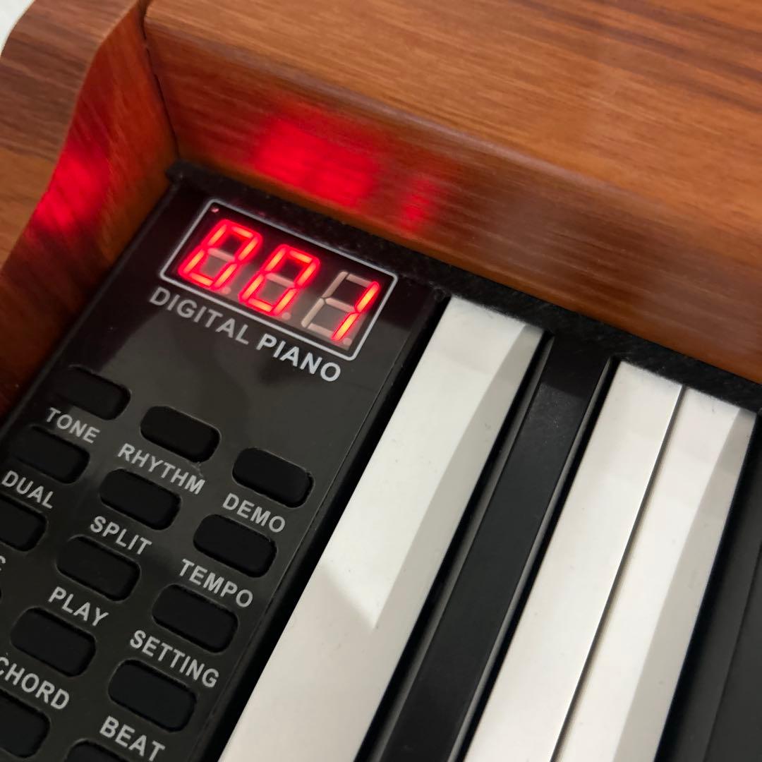 【美品】電子ピアノ 88鍵盤 スタンドセット 木製 CARINA