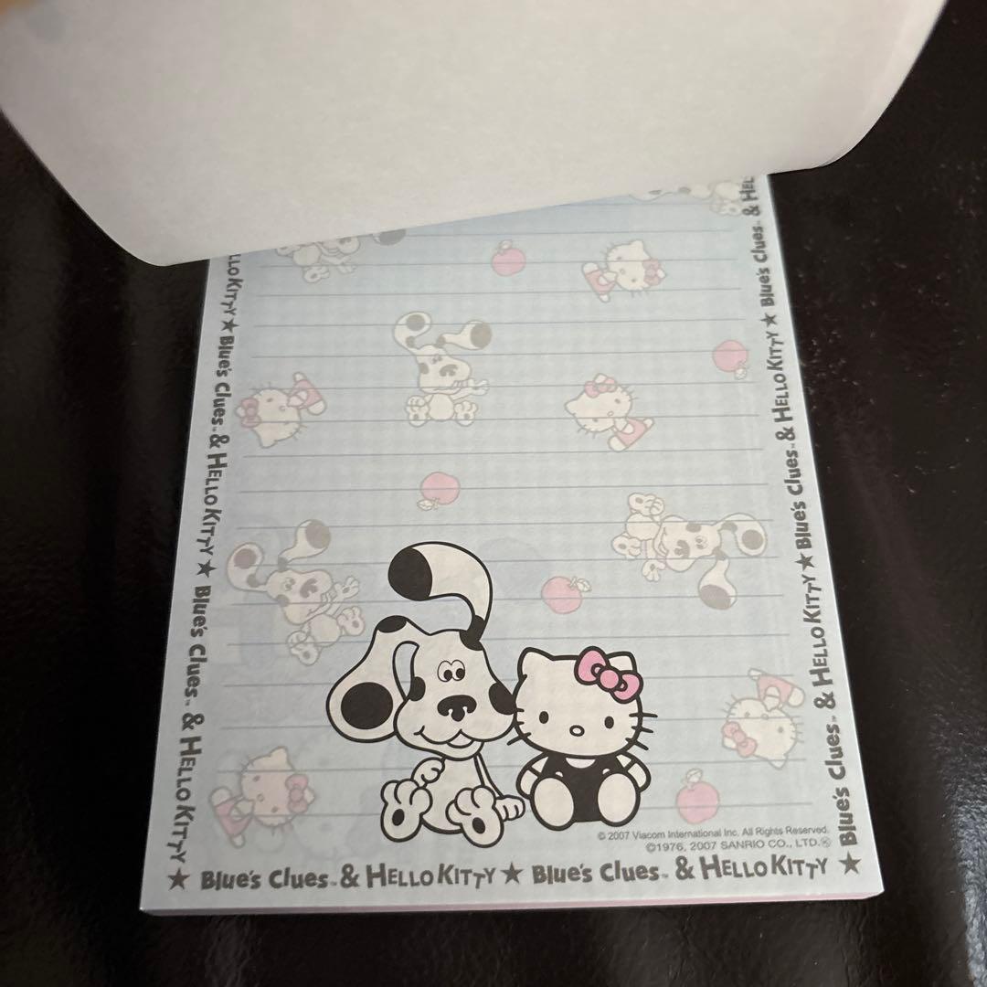 【未使用】　ハローキティ　ブルークルーズ　コラボ　メモ帳