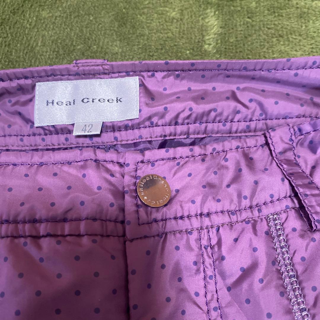 最終冬のゴルフにHeal Creek ウインドブレーカーセット