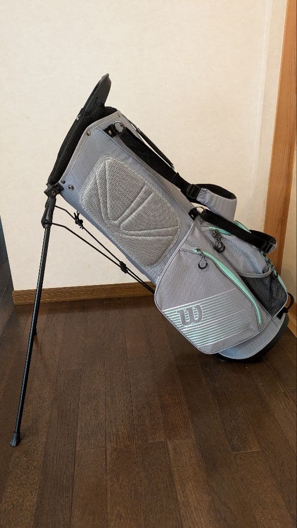 【新品未使用】Wilson スタンドキャディバッグ グレー