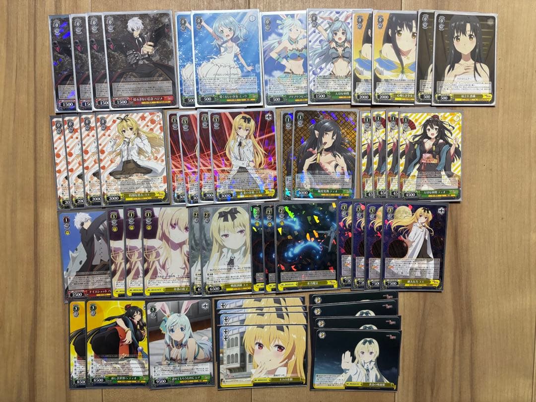 ヴァイスシュヴァルツ　ありふれた職業で世界最強　デッキ　スリーブ付き