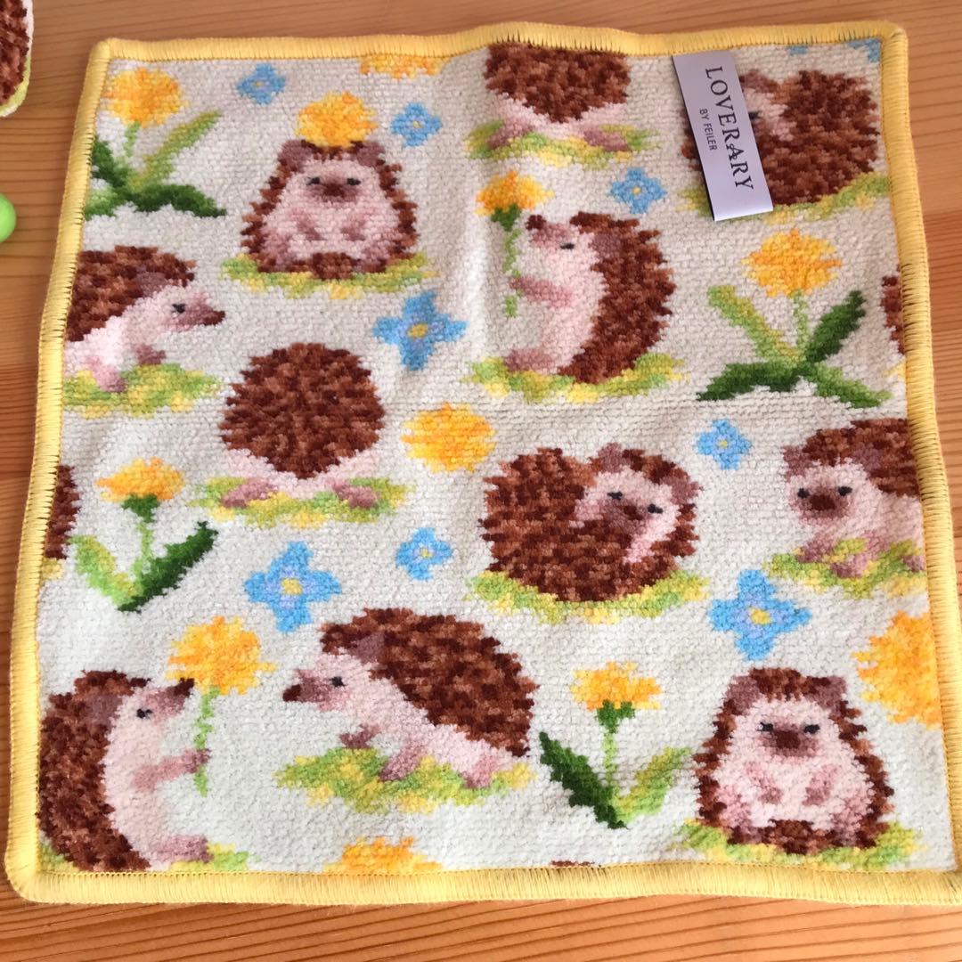 FEILER ラブラリー チクチクハリネズミ 4点set ハンカチ·ポーチ巾着