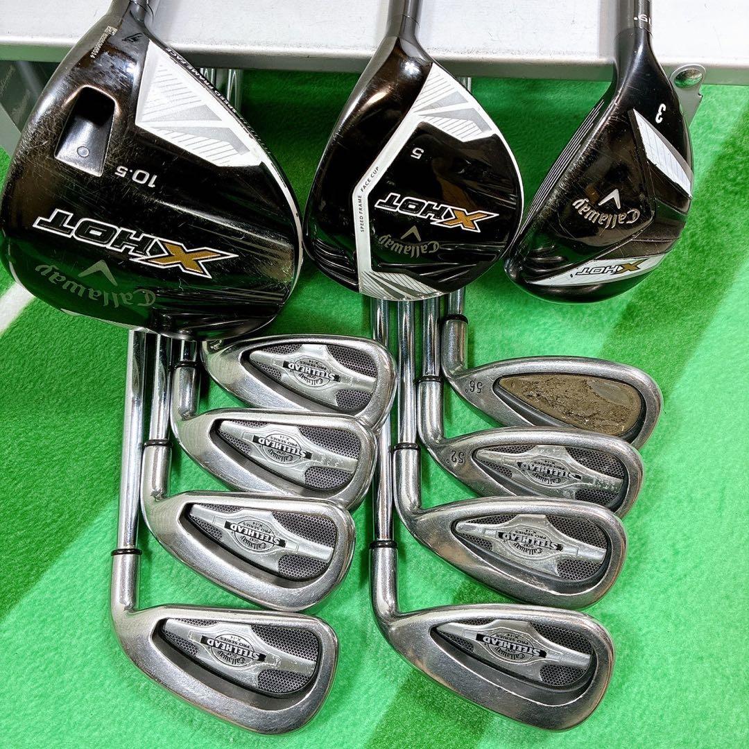 【初心者向け／やさしい設計】Callaway メンズゴルフクラブセット 11本