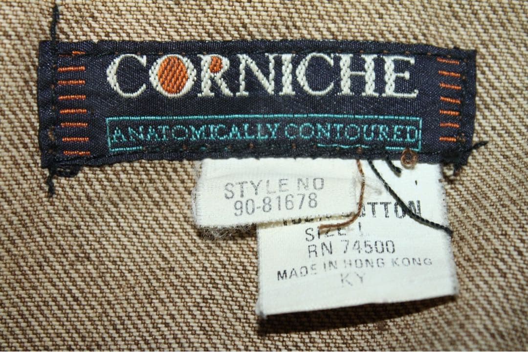 【80s❗️】CORNICHE デニム モッズコート L ブラウン 希少