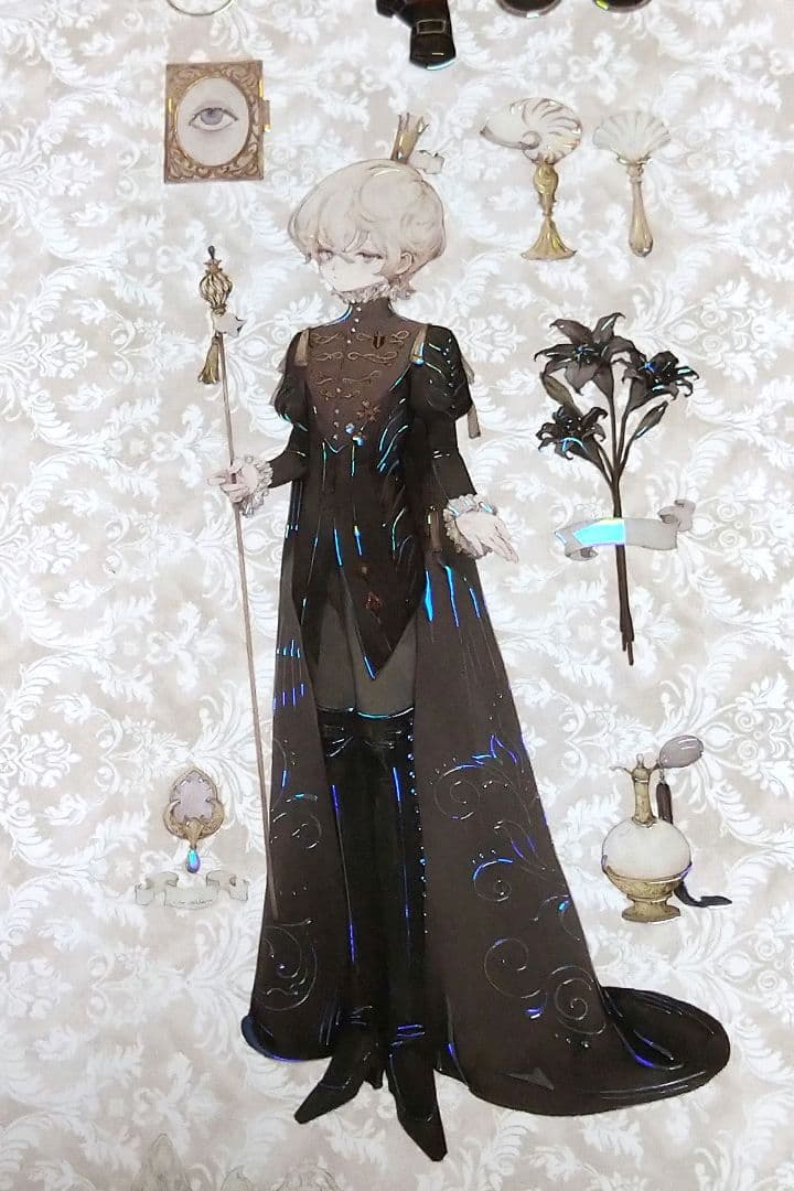 ✩再販✩J1116＃王权顾(贝壳光)wines切り売り海外人物マステ男の子