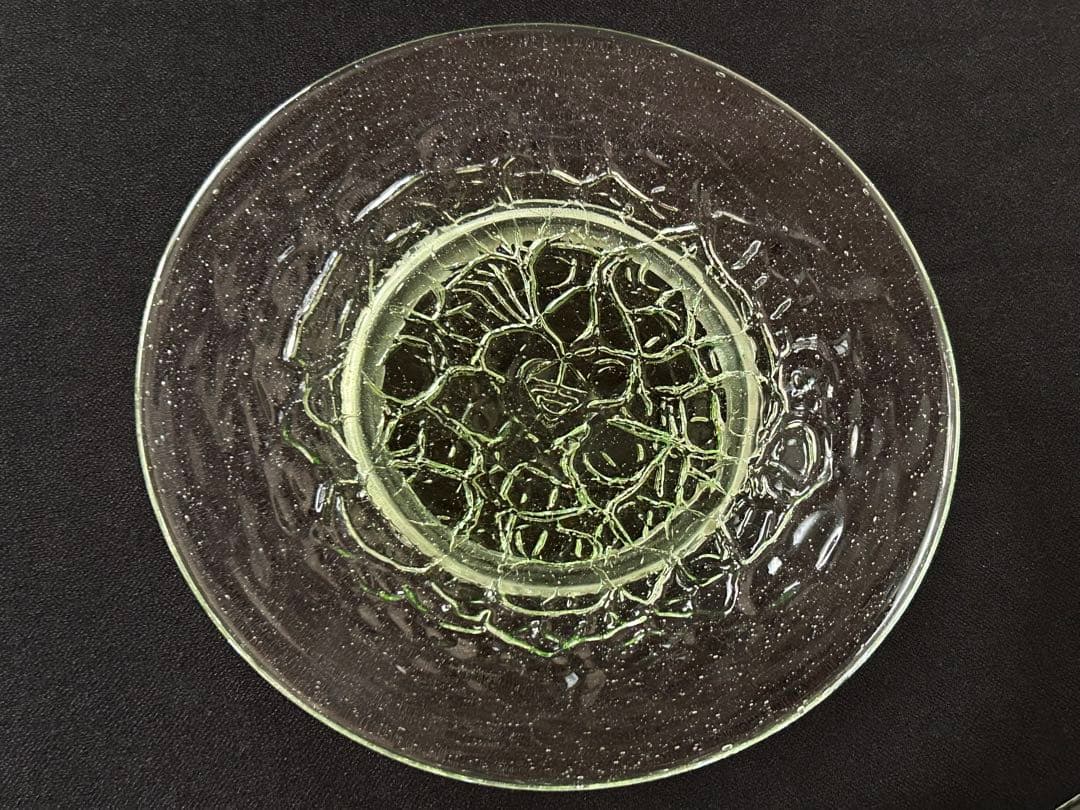 沖縄　琉球ガラス　稲嶺盛吉　皿セット