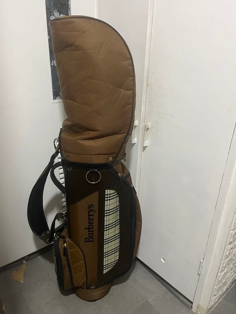 Burberrys キャディバッグ ブラウン チェック柄