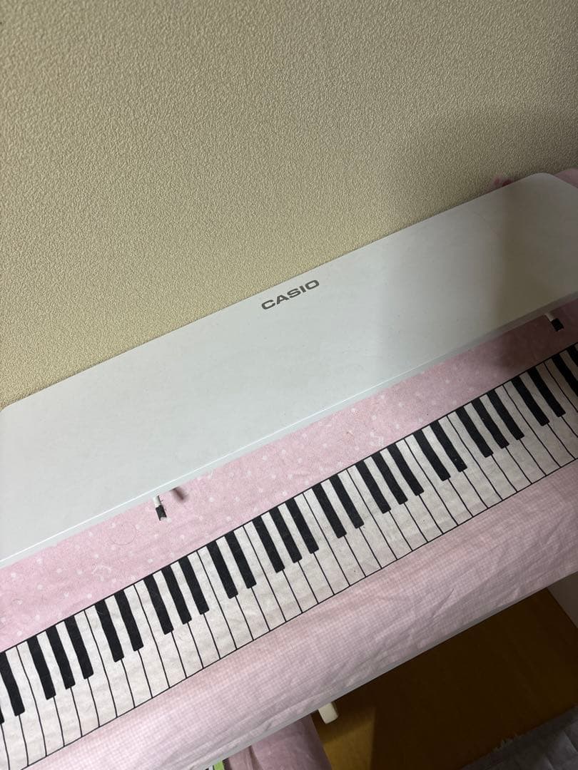取りに来てくれる方希望。CASIO 電子ピアノ 61鍵 ホワイト
