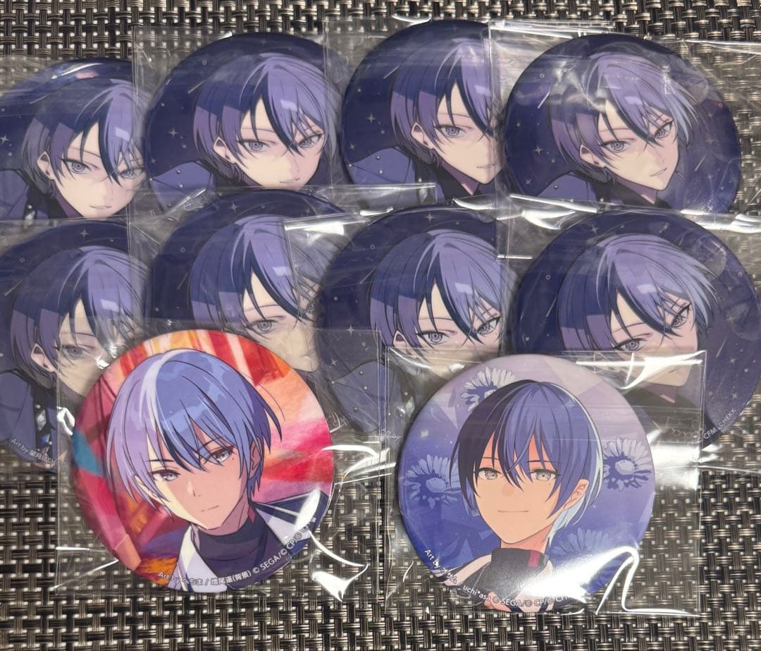 プロセカ 青柳冬弥 コネライ缶バッジ 3rd 4th あんスタコラボ