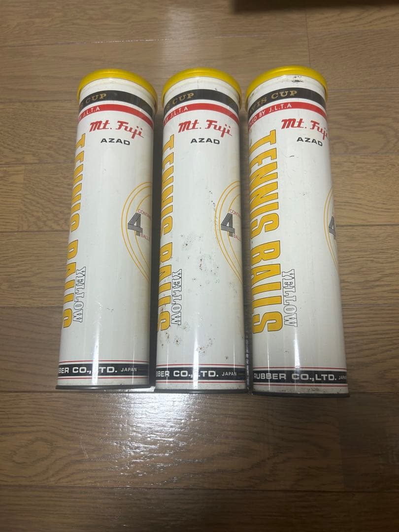 Mt. Fuji テニスボール DAVIS CUP未開封　超貴重　３セット