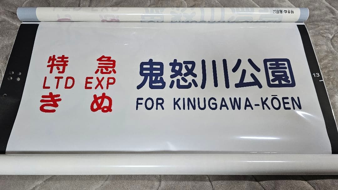 東武鉄道　100系スペーシア　側面行先方向幕