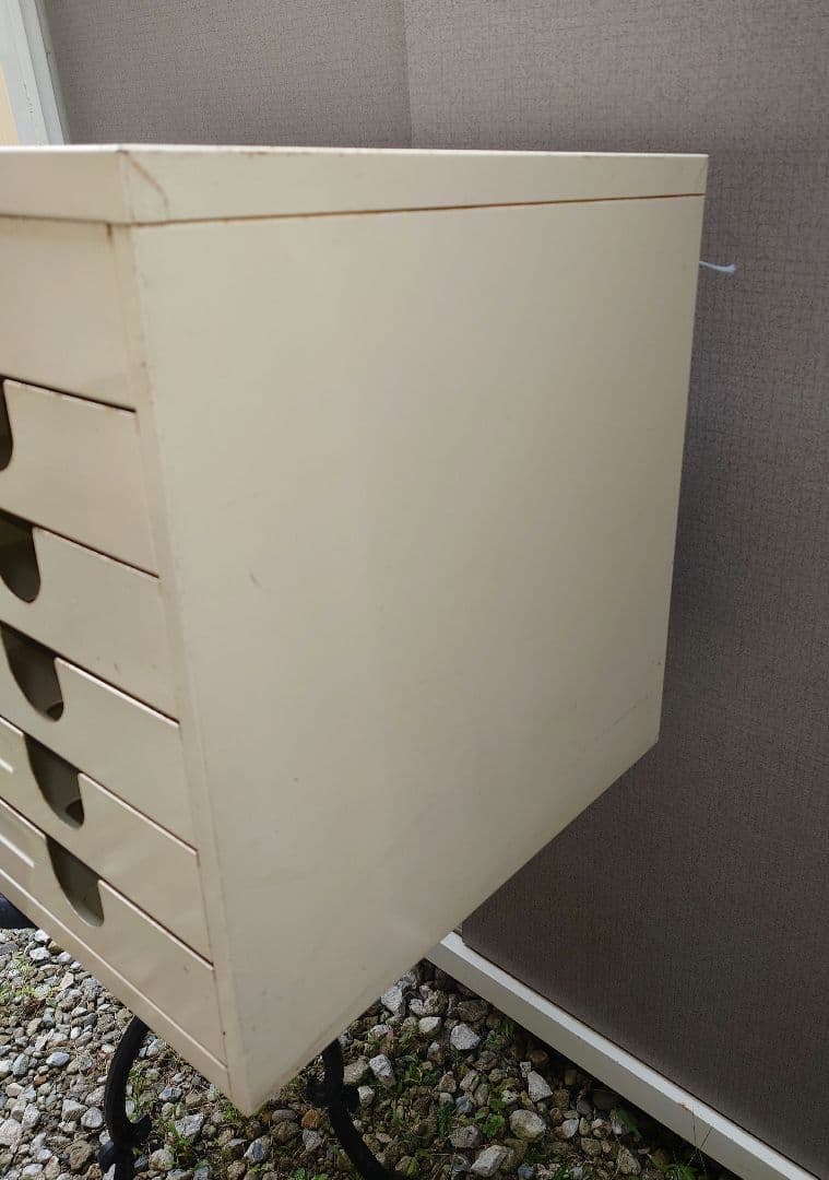 6段 スチール レターケース 引出し 小物入れ 書類ケース オフィス家具 レトロ