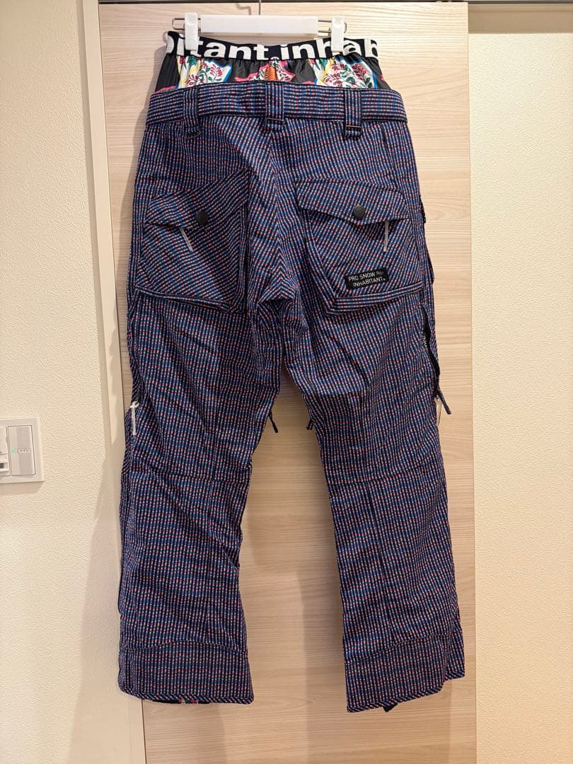 INHABITANT インハビタント スノーボードウェア パンツ チェック柄