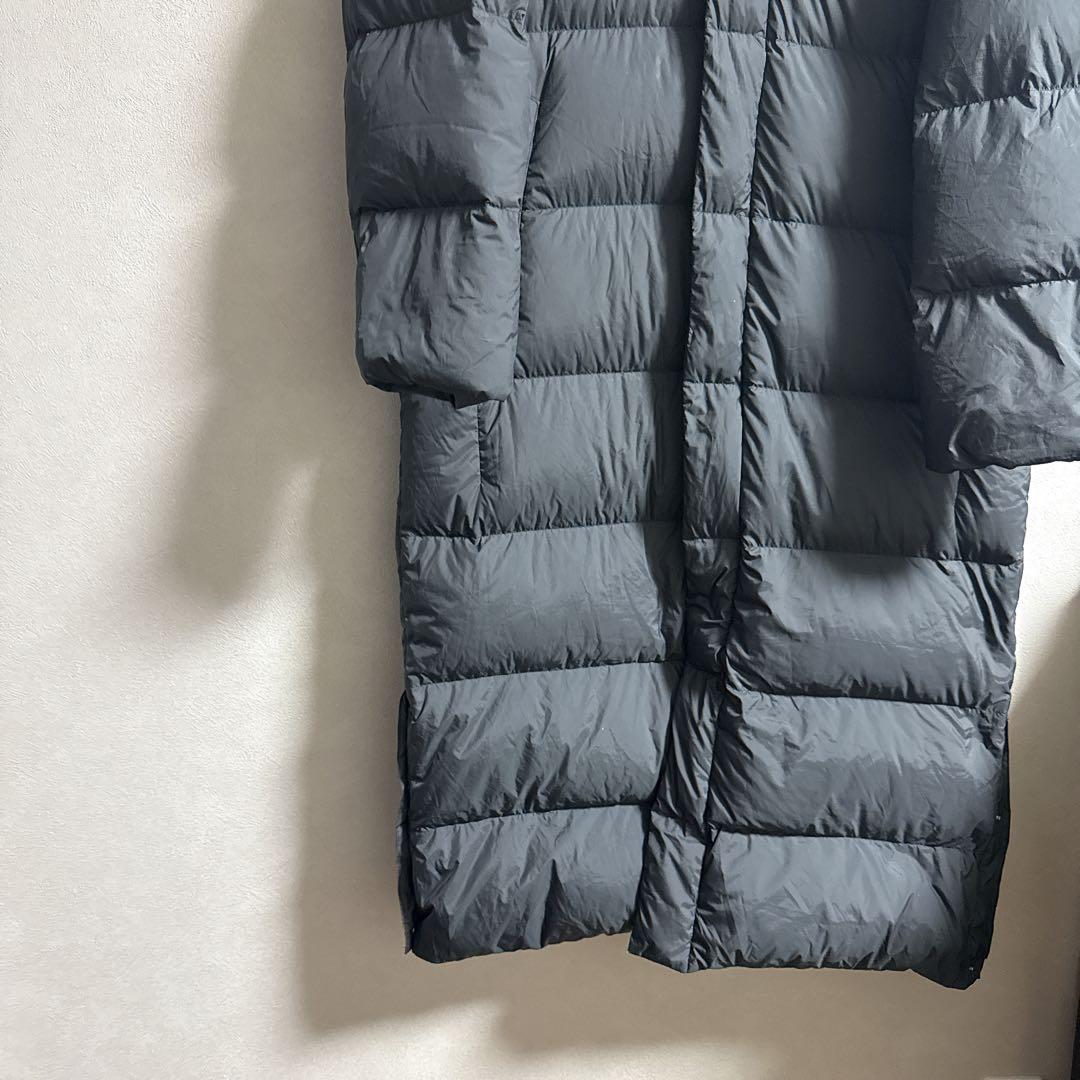 トロトロ　adidas アディダス　ブラックロング ライトダウンコート