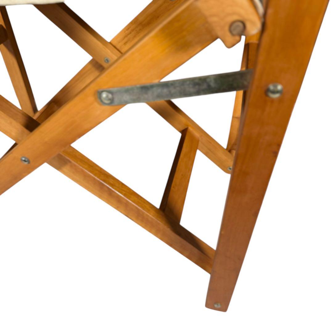 HR631 【廃盤希少品】コールマン　ガーデンウッドフォールチェア　テーブル付