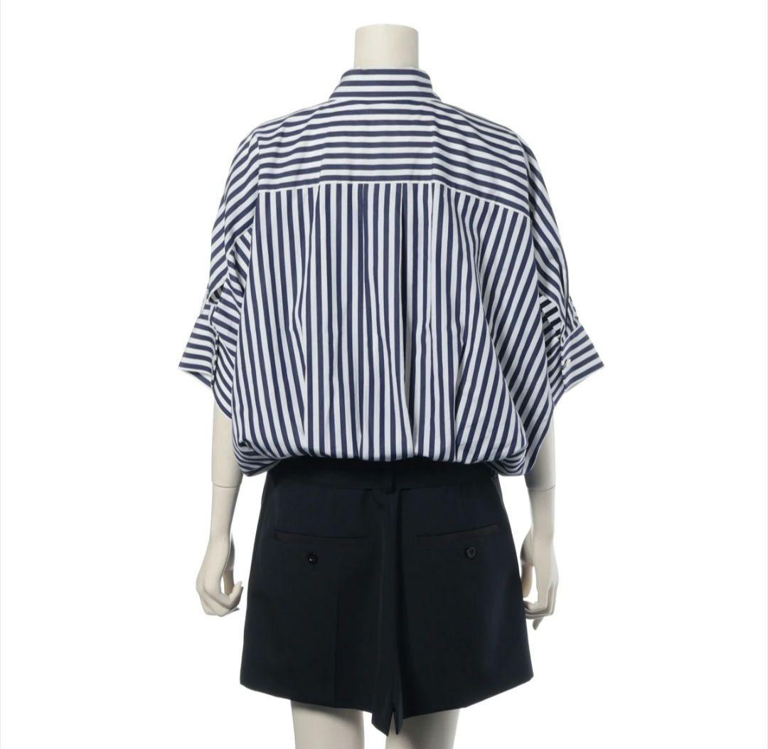 sacai サカイ THOMAS MASON ハーフスリーブシャツワンピース