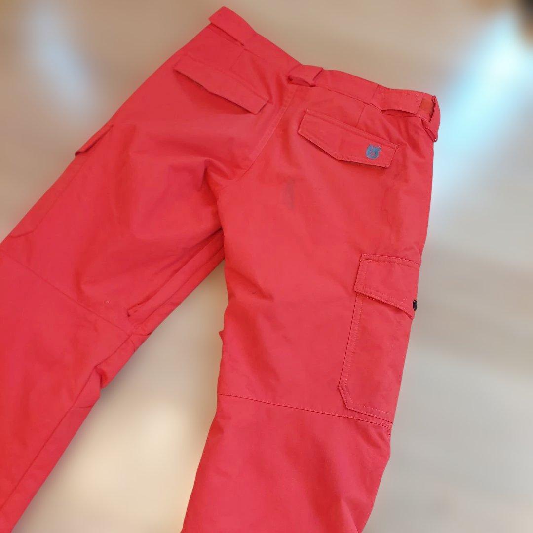 Burton スノーボードウェア Mサイズ グレー/赤