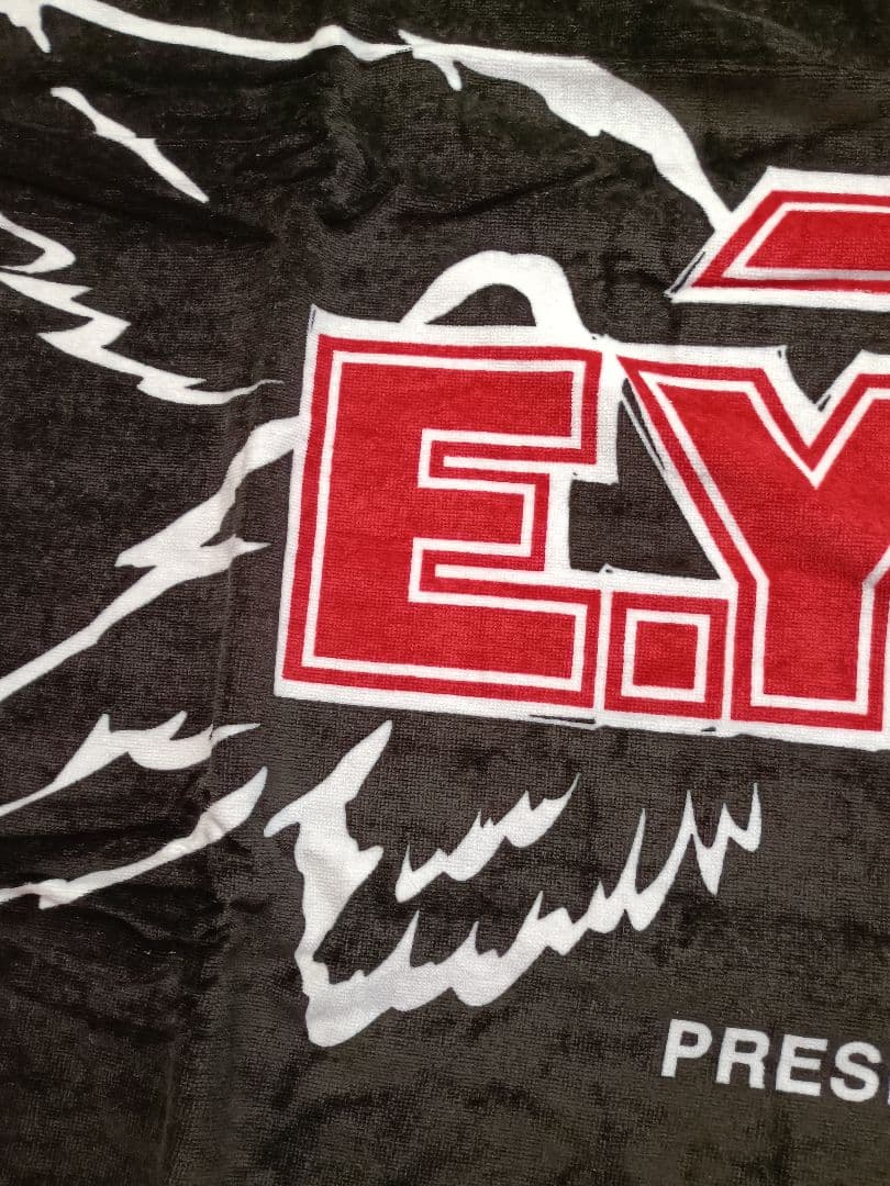 【新品未使用】矢沢永吉　スペシャルビーチタオル　SBT（ツバサ　アカロゴ）黒赤