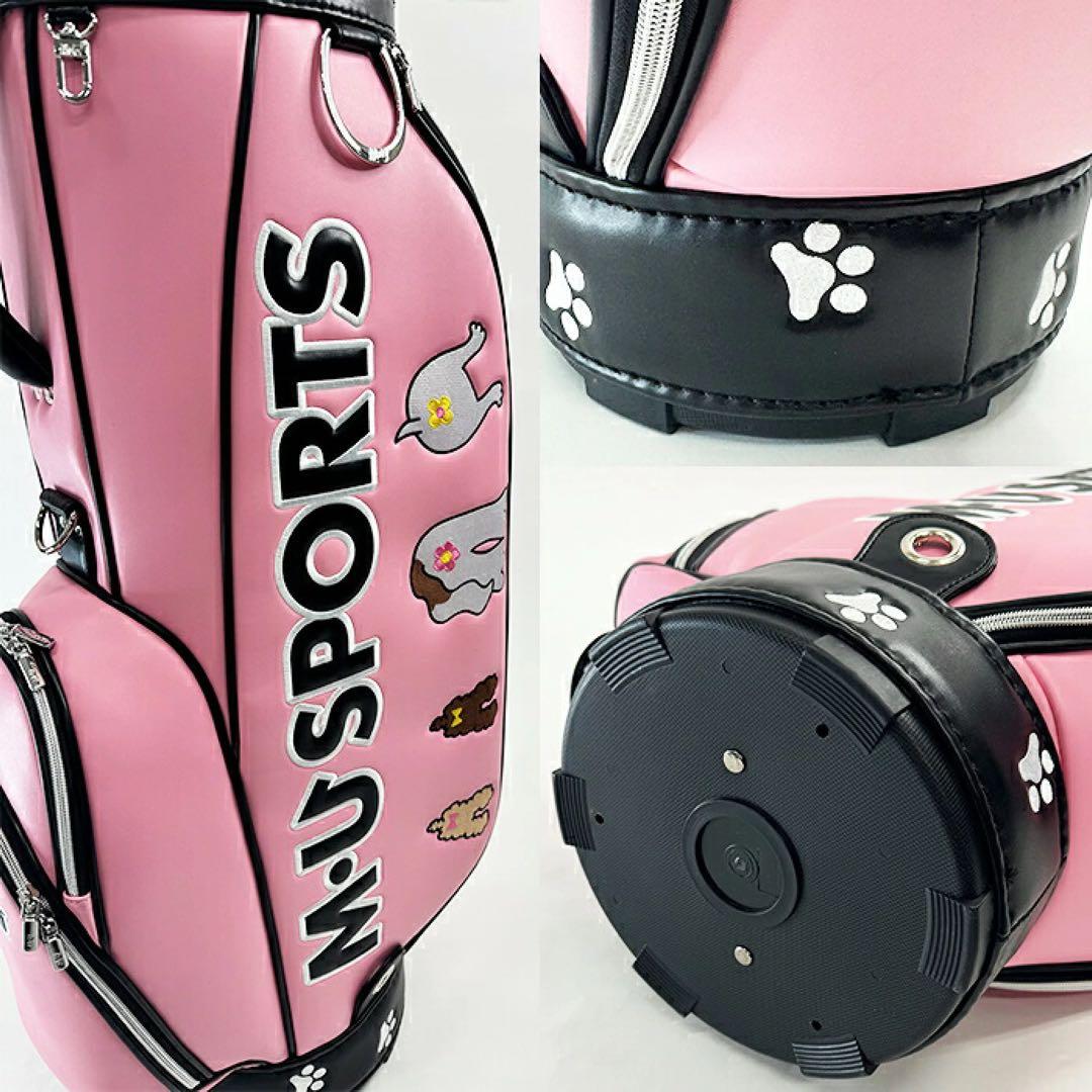 【新品】MUスポーツ 703R6154 キャディバッグ ブラック