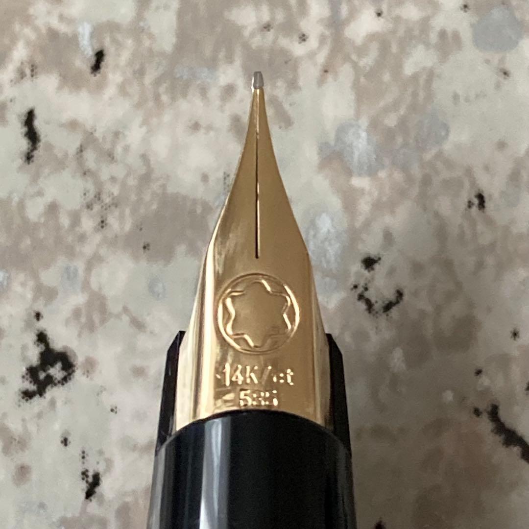 #054 洗浄済み 万年筆 モンブラン MONTBLANC 14k ct