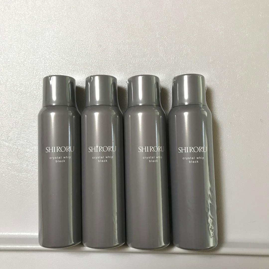 SHIRORU シロル　クリスタルホイップ　ブラック　4本