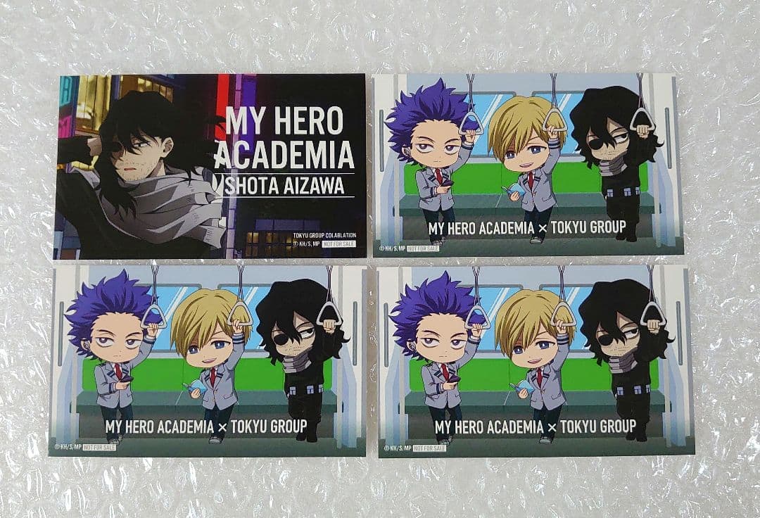 ヒロアカ　渋谷　東急コラボ　相澤消太　缶バッジ　購入特典　カード　ミニキャラ