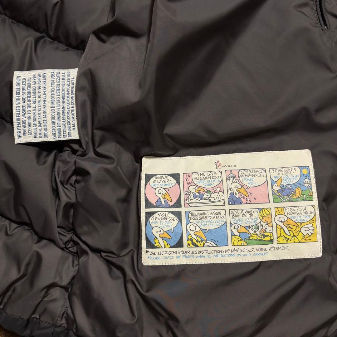 Moncler ブラック ダウンベスト DUPRES デュプレス