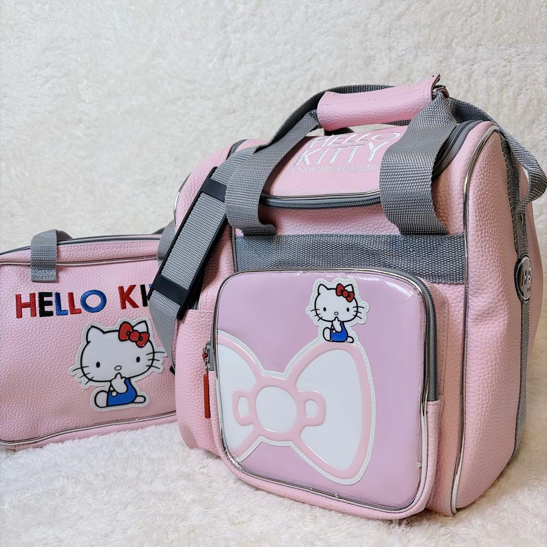 【希少】HI-SP × ハローキティ ボウリングバッグ アクセサリーバッグセット