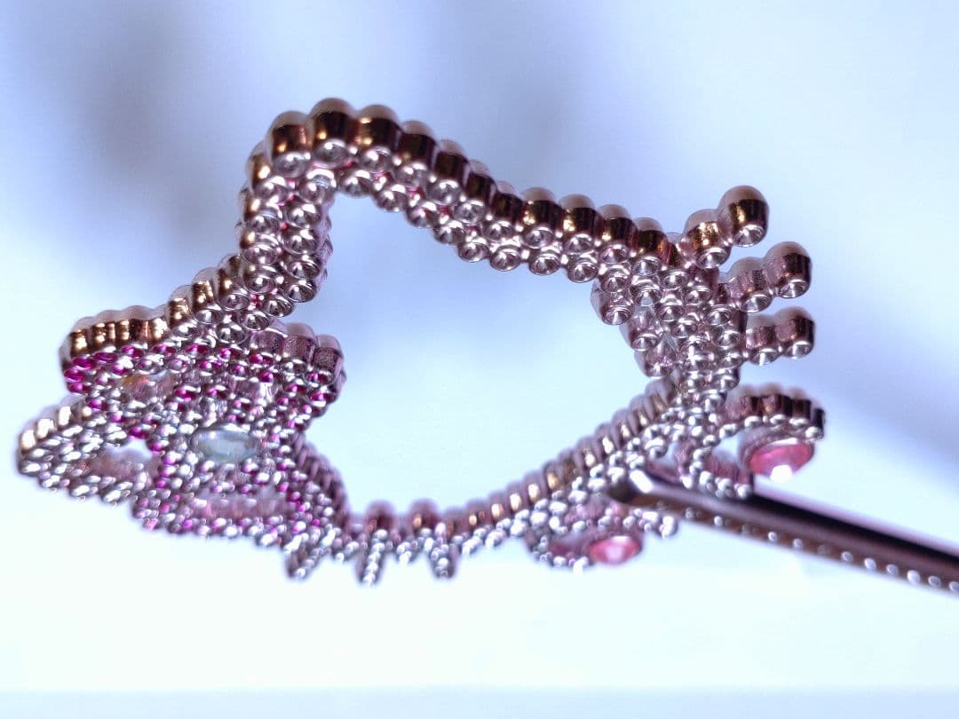 ハローキティ 杖 ステッキ キラキラ ラインストーン ピンク 平成レトロ