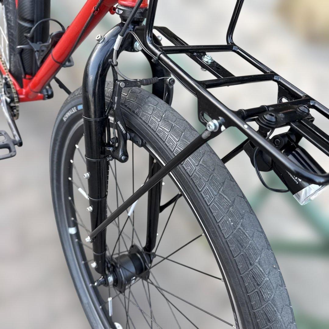 【希少】SURLY 初代カラテモンキー ハブダイナモ＆ドロッパーなど Mサイズ