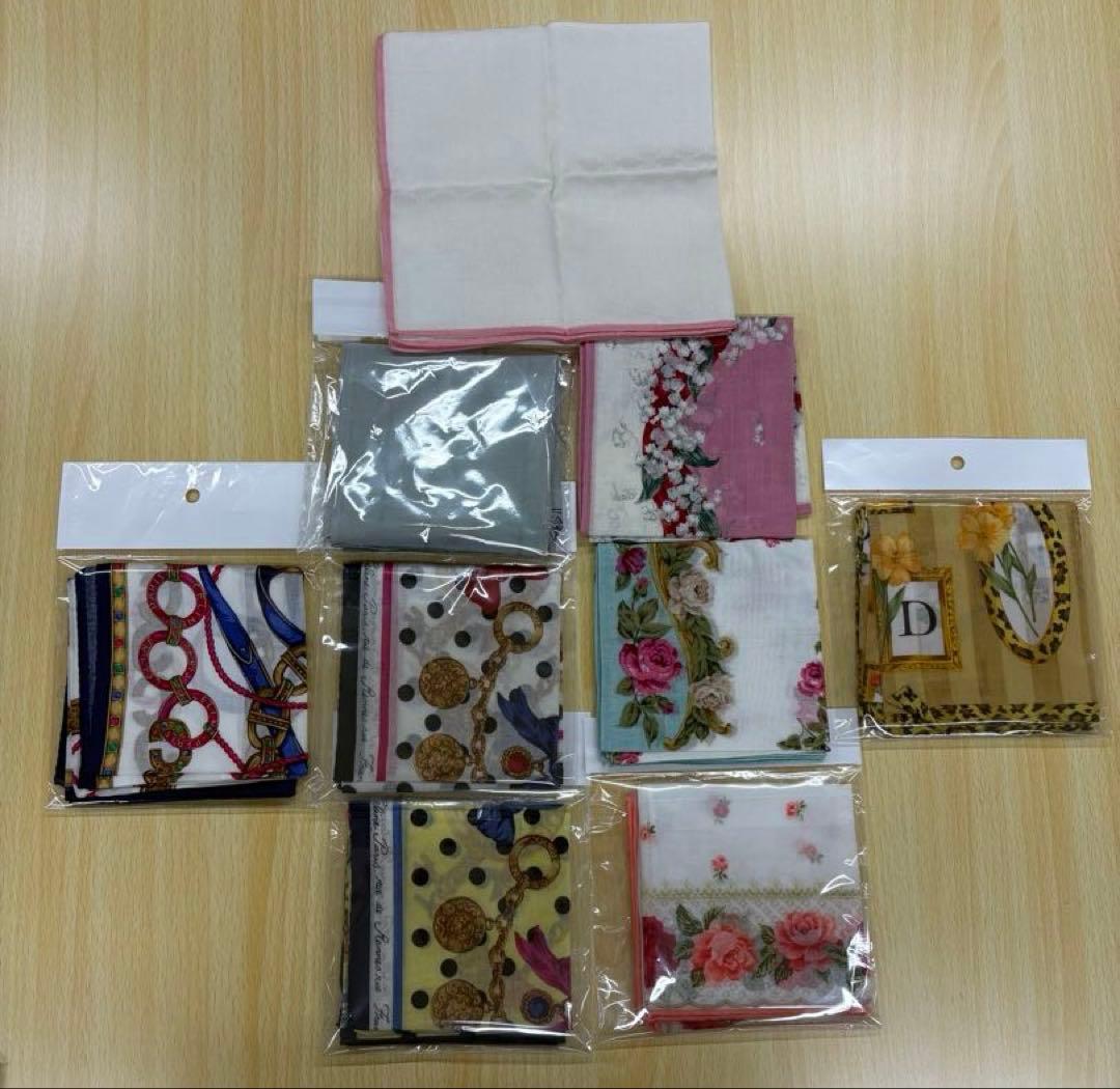 未使用✨️ハイブランド ハンカチ ディオール CELINE 9枚セット ヒョウ柄