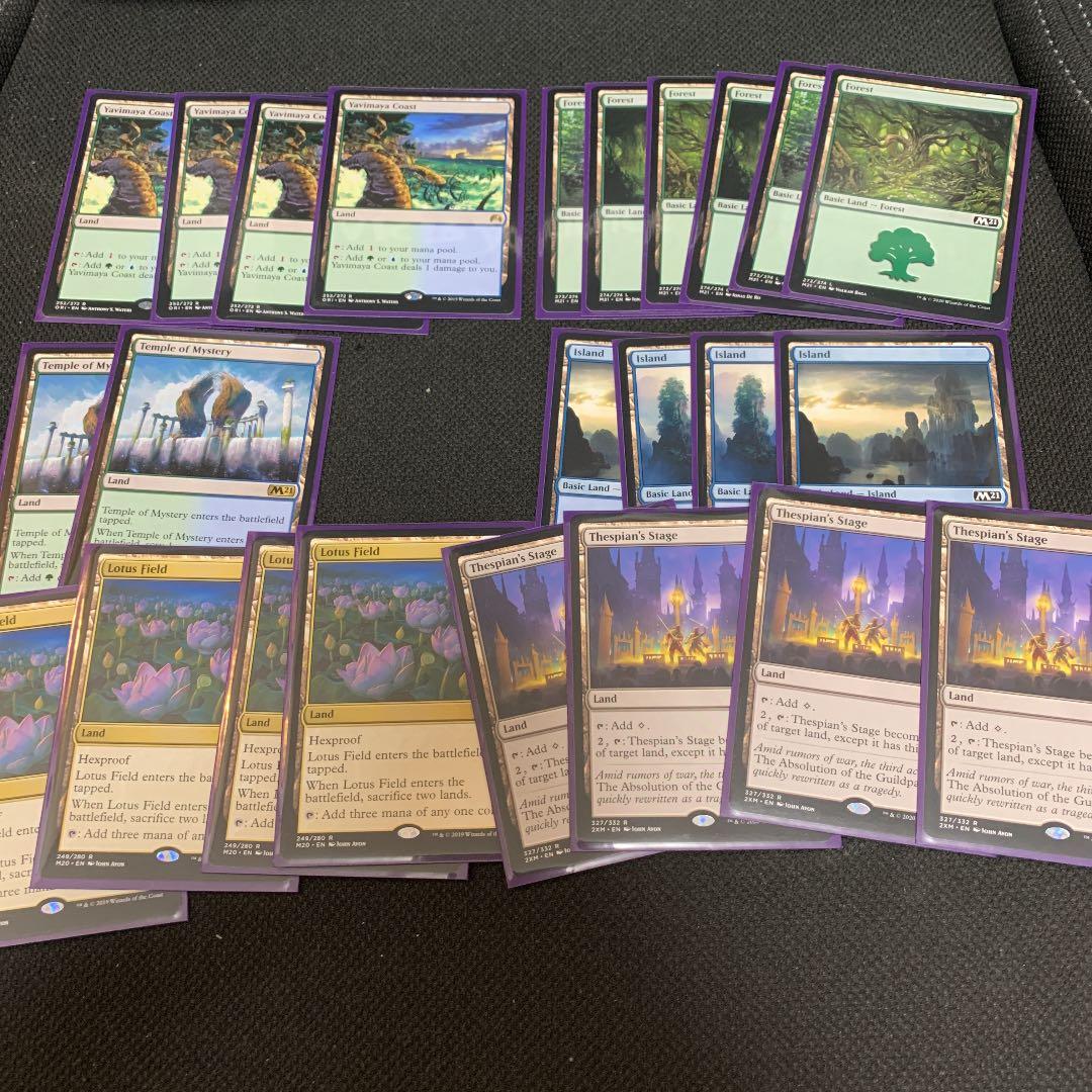 MTG パイオニア　ロータスコンボデッキ　サイドボードスリーブ付75枚　全英語版