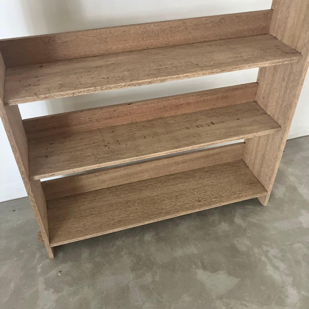 レトロ　ヴィンテージ　古家具　古道具　剥離家具　収納　木製　シェルフ　食器棚