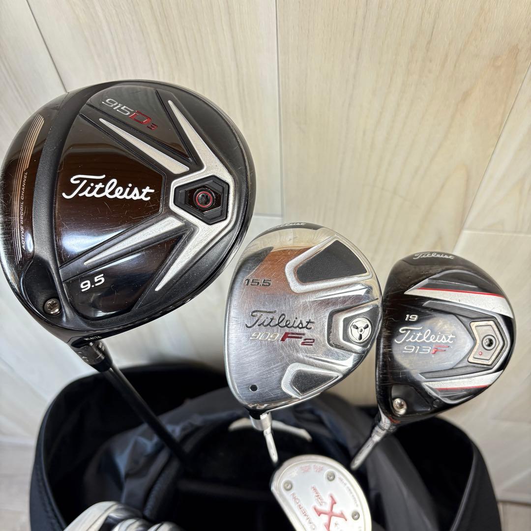 【メンズ左】タイトリスト レフティ キャメロン メンズゴルフセット M70819