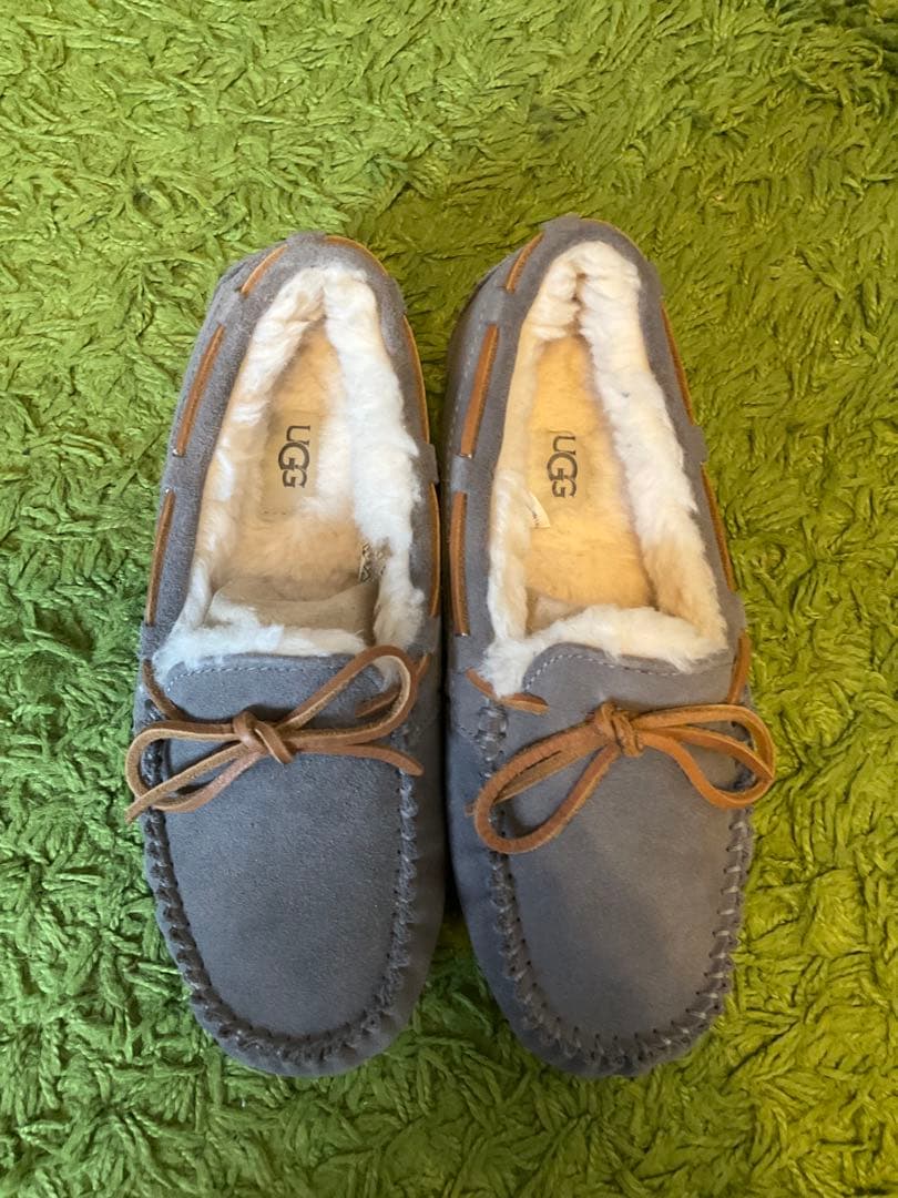 UGG アグ ダコタ モカシン グレー23-23.5cm US6 正規品 箱あり