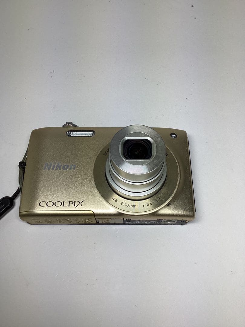 み*須様 Nikon COOLPIX S3300ゴールド 本体　撮影可能
